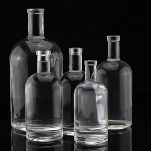 Oil Bottle Olive Glass With Wooden Cork High-end Automatic 50ML 375ml 500ml 750ml 1000ml Custom Matte Black Screen Printing