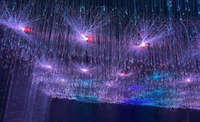 Éclairage de plafond étoilé à fibre optique LED Corps en plastique pour décoration de toit KTV Home Cinema