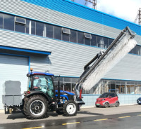 Machine de nettoyage de panneaux solaires photovoltaïques industriels, véhicule à brosse rotative pour le nettoyage des panneaux solaires, équipement de nettoyage PV