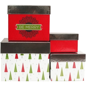 Festive <b>Christmas</b> Gift <b>Boxes</b> & Bags for Birthdays, Stylish Handheld Paper Wrapping for Men and Women - Product Image 1