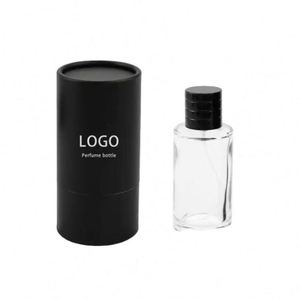Cylinder Clear Glass 30ml 50ml 100ml Luxury <b>Perfume</b> <b>Bottle</b> with Screen Printing Custom Logo Pump Sprayer <b>Sample</b> Available - Product Image 1