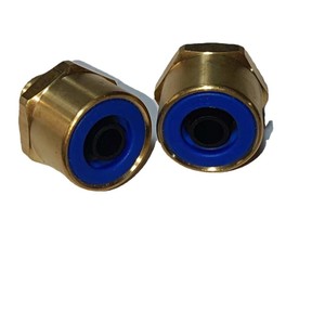 Raccord à connexion rapide Airship 12 mm en métal bleu pour ligne de carburant, pièces automobiles - Product Image 1