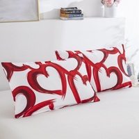 Ensemble de 3 housses de couette en microfibre à motif géométrique, lavables, pour la maison