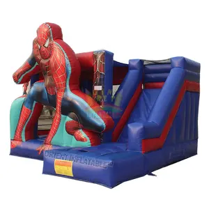 Orient Tiup Grosir Penjualan Terbaik Halaman Belakang Anak Karnaval Tiup Spiderman Melompat Rumah Meluncur