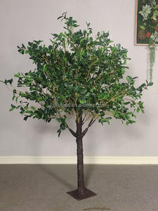 Vente en gros faux <span class=keywords><strong>banian</strong></span> olive Enkianthus <span class=keywords><strong>banian</strong></span> bambou intérieur extérieur arbre décoratif fausse plante en pot arbres décoratifs artificiels - Product Image 4