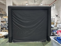 Enceinte de simulateur de golf gonflable d'extérieur en TPU imperméable avec écran anti-impact pour la pratique personnelle à domicile dans la cour