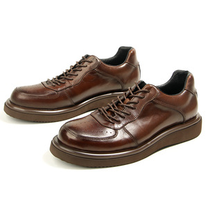 Zapatillas de deporte de moda Black Warrior, zapatos informales de cuero genuino para <span class=keywords><strong>hombre</strong></span>, zapatos de trabajo estilo <span class=keywords><strong>Air</strong></span> <span class=keywords><strong>Force</strong></span> <span class=keywords><strong>1</strong></span> - Product Image 5