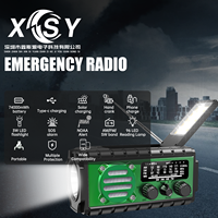 Neuerscheinung XSY350 Tragbares 20000mAh Handkurbel-Solar-AM/FM-Notfallradio Dreifach-Modus-Taschenlampe SOS Outdoor-Camping Internet