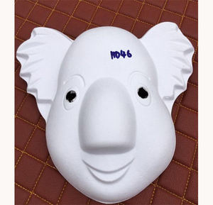 Zellstoff Papier Gesichts maske Lustige Cartoon Tier Party Maske für Kinder Prom Party Karneval Urlaub Maskerade Kostüm Cosplay Zwischen maske - Product Image 1