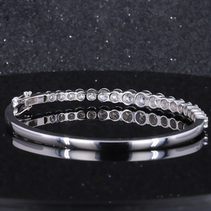 Starsgem – <span class=keywords><strong>bracelet</strong></span> à breloques de mariage avec ouverture, Bracelets en or 9k, 10k, 18k, diamant Moissanite pour femmes