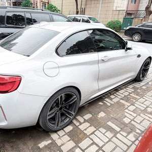 Amp Z Side Skirts Piano Black Carbon Fiber Texture For Bmw M2 F87 2016 2021 Matte Finish Body Kit - Product Image 2