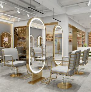 Miroir de table simple ou double face sur pied pour salon de coiffure et de beauté, idéal pour la coloration à chaud – Nouveauté exclusive - Product Image 2