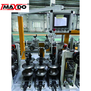 Ligne de production de tubes automatiques <span class=keywords><strong>MAXDO</strong></span> en acier inoxydable avec moteur à roulement et PLC pour machine de fabrication de tubes creux - Product Image 2