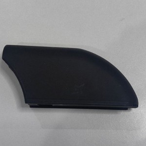 Protège-pieds en plastique pour chaise de bureau, 12x5.5x3, noir, tube plat, protection des pieds, pièces de meubles - Product Image 1