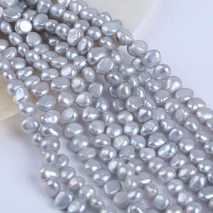Perlas Sueltas de Agua Dulce Naturales de 18 cm y 7-8 mm, Doble Cara Brillante, para Joyería DIY, Semiterminadas, en Zhuji - Product Image 5