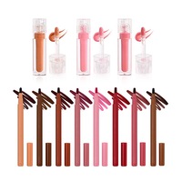 Ensemble de rouges à lèvres longue tenue en marque privée OEM, 8 couleurs, avec gloss à lèvres, maquillage pour les lèvres
