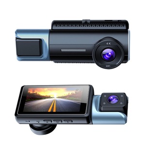 Dashcam Wifi 4K+4K+1K a 3 telecamere con GPS, ADAS, visione notturna e sensore G per auto - Product Image 2