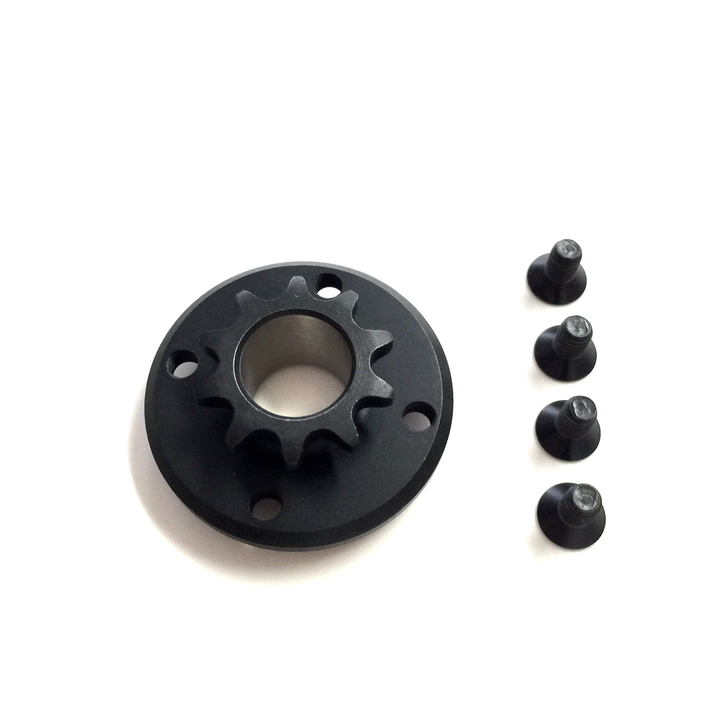 Черная анодированная Звездочка двигателя X30 Z12 для карт