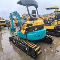Mini-excavatrice Kubota U-35, poids opérationnel 3500 kg, cabine avec climatisation, prête à l'emploi avec marteau hydraulique, excavatrice compacte