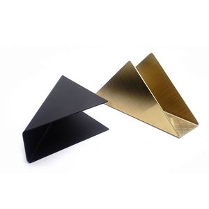 TGYW 不锈钢立式餐巾架 金色方形餐巾架 适用于餐厅咖啡厅 - Product Image 4