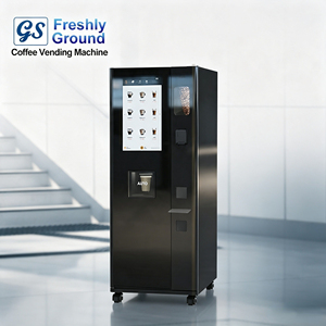 Máquina Expendedora de Café JK88, de Grano a Taza, con Leche Fresca Recién Molido, Refrigerador de Leche y Conexión a Agua, para Oficina o <span class=keywords><strong>Restaurante</strong></span> - Product Image 1