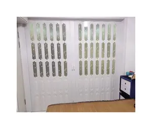 Factory Make PVC Folding High Quality Dinner Room Foldable Sliding Door