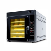 Four industriel à 3 plateaux 4 plateaux 5 plateaux 8 plateaux 10 plateaux Four à circulation d'air chaud 12 plateaux-Four à convection uniforme pour la cuisson et le séchage à 4 niveaux