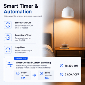 Minuteur <span class=keywords><strong>programmable</strong></span> intelligent SINOTIMER STM-63T 63A avec contrôle à distance par application et programmation sur rail DIN - Product Image 3
