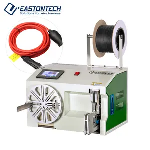 EW-20B High Efficiency Semi-automatic Touch Screen Wire Winding And Binding Machine USB Cable Winding And Tying Machine