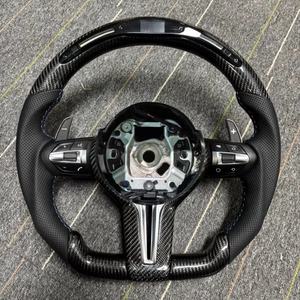 <span class=keywords><strong>Volante</strong></span> de cuero LED de fibra de carbono personalizado de fábrica para BMW F10 F20 F30 E90 M3 M5 F11 F32 F36 F31 F25 F80 F82 Sport Edition - Product Image 4