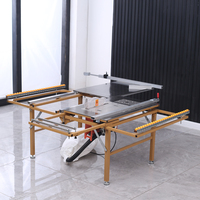 Menuiserie Travail du bois Traitement Précision Portable Double Table coulissante Scie à panneaux Machine de découpe de bois