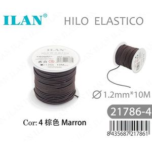 Corda Elastica ILAN 1.2mm 10M Marrone per Lavori Artigianali - Product Image 1