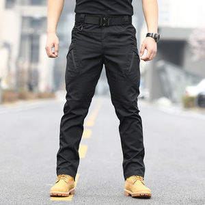 Men Sweatpants Tactical <b>Pants</b> Lightweight Elastic Waist Multi Zipper Pockets <b>Stretch</b> Water Resistant Outdoor <b>Cargo</b> Wholesale OEM - Product Image 4