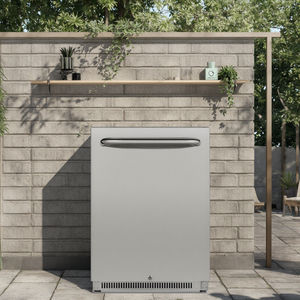 ثلاجة مكتبية من الفولاذ المقاوم للصدأ مضادة لبصمات الأصابع سعة 150 لتر مع إزالة الصقيع التلقائي للاستخدام المنزلي والحدائق والبارات الخارجية والداخلية وتحت الطاولات والفنادق - Product Image 6