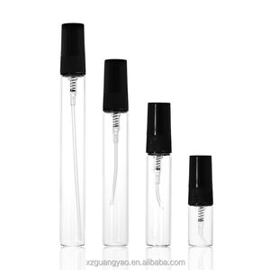 Vente en gros 2ml 3ml 5ml 8ml 10ml Mini vaporisateur vide Testeur de parfum rechargeable Échantillon de bouteille de parfum en verre de voyage avec couvercle à vis - Product Image 5