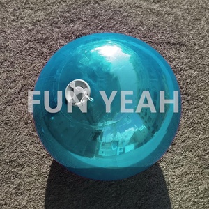 Đảng trang trí <span class=keywords><strong>Inflatable</strong></span> đầy màu sắc gương bóng PVC <span class=keywords><strong>Inflatable</strong></span> bé màu xanh phản chiếu gương bóng cho sân khấu - Product Image 4