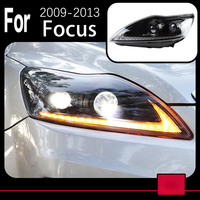 Accesorios para Automóviles, Faros Delanteros LED para Ford Focus 2009-2011, Faros Delanteros LED Dinámicos con Señalización LED DRL HID Bi Xenón