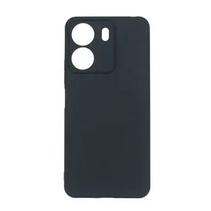 Matte Black Soft TPU Phone Cover For Redmi 13C Soft Silicone Shockproof Mobile cell Phone cases