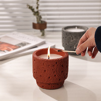 Bougie parfumée en ciment de cire de soja sans étiquette de 7oz, astrologie du zodiaque, nouvelle lune