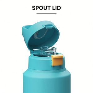 Double Wall Stainless Steel <b>Flask</b> Sports <b>Bottle</b> With Handle Lid 580ml and 1000ml - Product Image 2