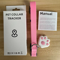 Collier de suivi intelligent Find My Smart Tracking Airtag GPS pour chiens et chats - Étanche IP68, alarme 130 dB, compatible avec iOS