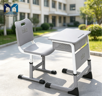 Chaise de bureau individuelle approuvée par le DepEd des Philippines, mobilier de classe durable et économique, bureau en plastique pour l'école primaire