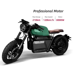 ER200 EEC New Products Good Price 8000w 72v Durable Single Lithium Battery Adult Electric Cross Motorcycles