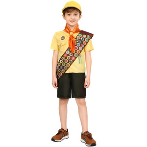 Disfraz de Russell para niños, disfraz de personaje de la película, conjunto con pantalones cortos y bandolera con insignia - Product Image 1
