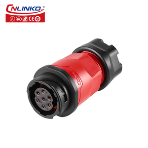 Cnlinko kết nối điện nhà sản xuất 7 Pin không thấm nước vách ngăn kết nối điện IP67 dây cắm - Product Image 3
