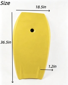 Bodyboard con Motivo a Spirale Vivace, Tavola da Surf Aerodinamica con Leash Plug per Spiaggia, Piscina, Intrattenimento Acquatico per Principianti - Product Image 5