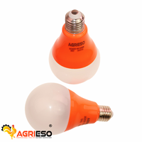 AGRIESO Ampoule LED Dimmable Anti-Moustiques 9W – Lampe Répulsive Jaune pour Poulaillers