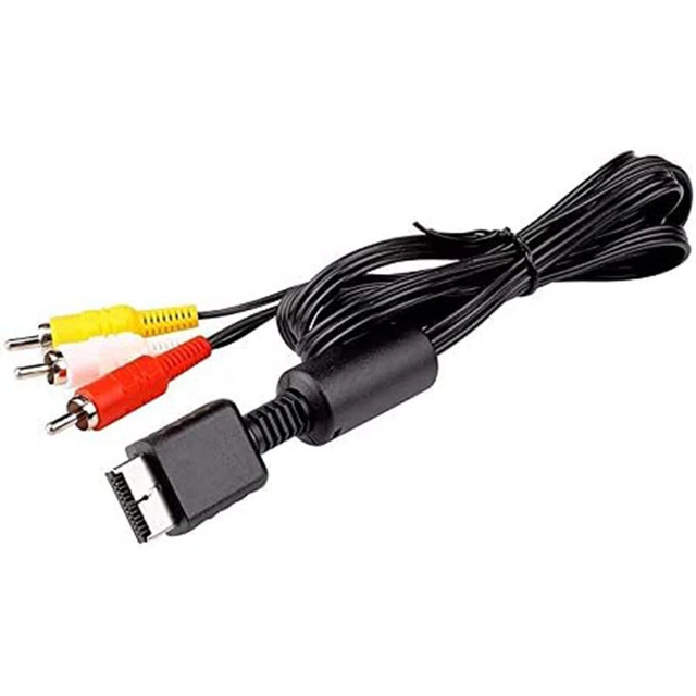 For Ps2 Av Cable Line Audio Video Component Cables Cord Wire 3 Rca Tv Lead for Ps1/ps2/ps3 Game Console Av Cable