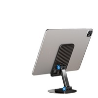 Support de téléphone portable et tablette pliable en ABS avec logo personnalisé, design portable pour une utilisation sur le bureau