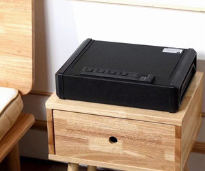 Chất Lượng Cao Xách Tay Sinh Trắc Học Vân Tay Súng An Toàn Trường Hợp An Toàn Hộp Gắn Súng An Toàn Với Ngón Tay In - Product Image 2